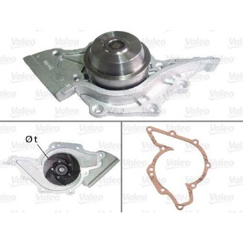 VALEO Wasserpumpe, Motork&uuml;hlung 506644