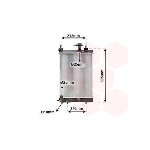 VAN WEZEL K&uuml;hler, Motork&uuml;hlung 11002071