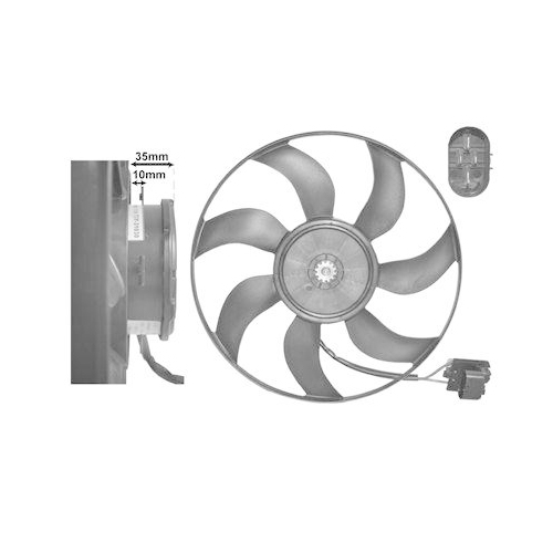 VAN WEZEL L&uuml;fter, Motork&uuml;hlung 3749745