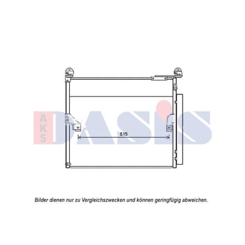 AKS DASIS Kondensator, Klimaanlage 212092N
