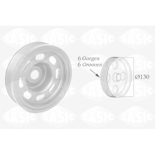 SASIC Riemenscheibe, Kurbelwelle 2150075