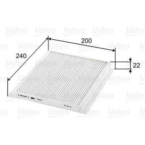 VALEO Filter, Innenraumluft VALEO ESSENTIAL 715816