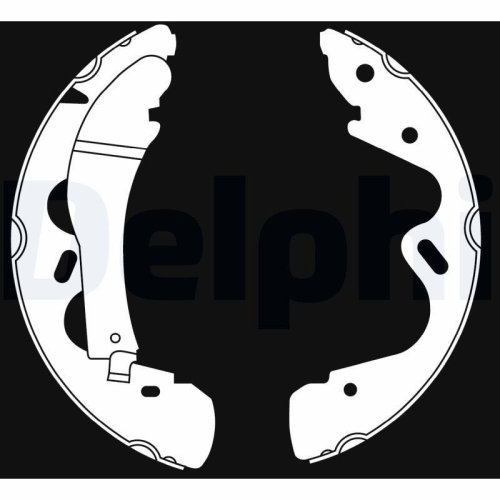 DELPHI Bremsbackensatz LS2019