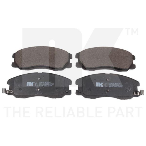 NK Bremsbelagsatz, Scheibenbremse 223659