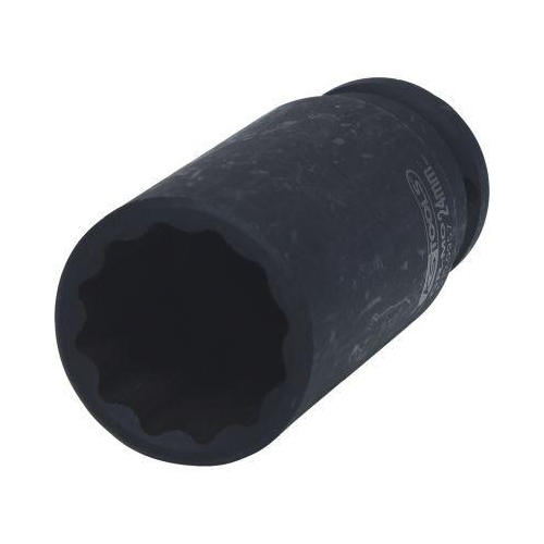 1/2 Zoll 12-kant-Kraft-Stecknuss, lang, 24 mm KS TOOLS 515.0957
