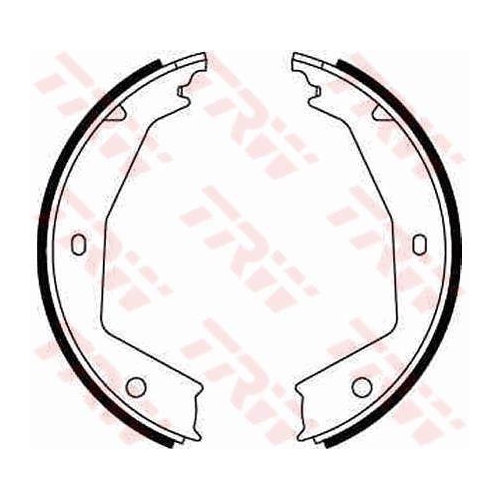 TRW Bremsbackensatz, Feststellbremse GS8668