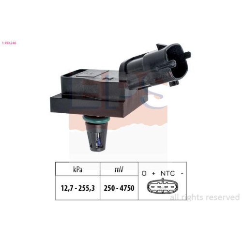 EPS Drucksensor, Bremskraftverst&auml;rker Made in Italy - OE Equivalent