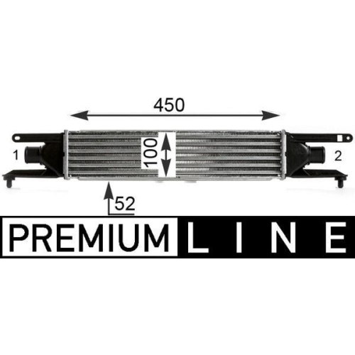 MAHLE Ladeluftk&uuml;hler BEHR *** PREMIUM LINE *** CI 434 000P