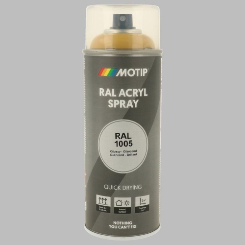 MOTIP Lack RAL 1005 honiggelb hochglanz 400 ml 07073