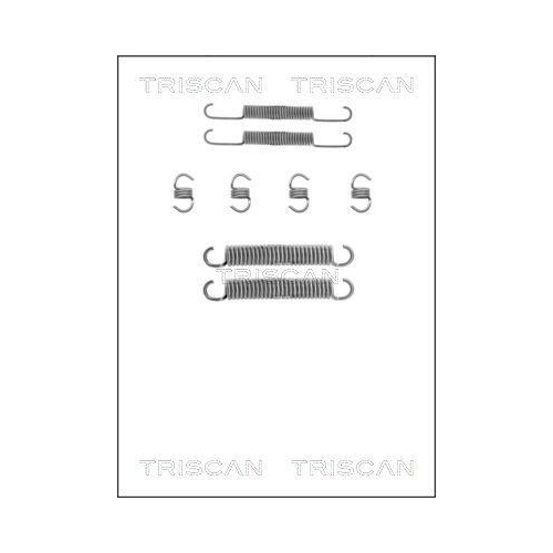 TRISCAN Zubeh&ouml;rsatz, Bremsbacken 8105 702529