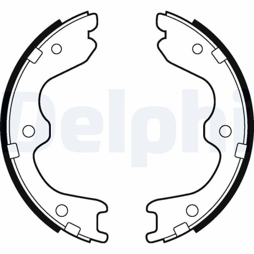 DELPHI Bremsbackensatz LS2029