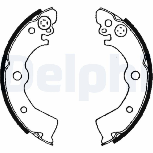 DELPHI Bremsbackensatz LS1650
