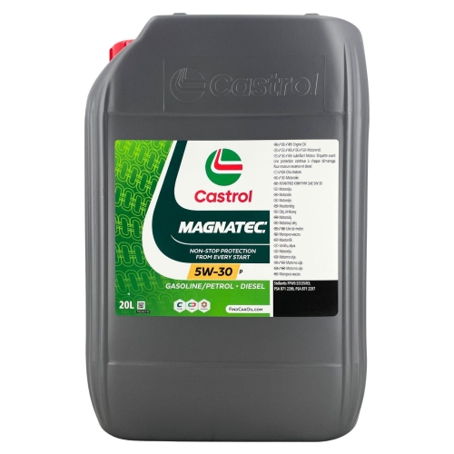 Motor&ouml;l Motoren&ouml;l CASTROL MAGNATEC 5W-30 P 20 Liter Kanister 1612B3