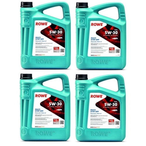 Motoröl ROWE Öl MULTI SYNT DPF 5W30 BMW LL-04 MB 229.51 VW 504/507.00 20 Liter