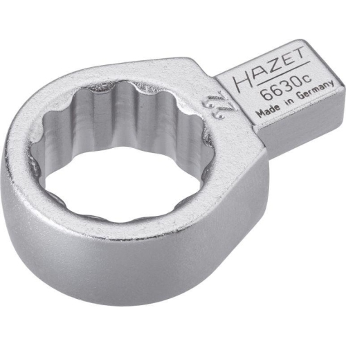 HAZET Einsteck-Ringschl&uuml;ssel 9x12 mm Au&szlig;en Doppelsechskant SW 22 mm 6630C-22