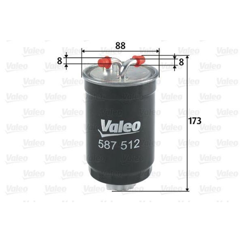 VALEO Kraftstofffilter 587512