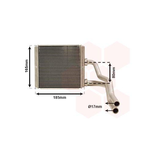 VAN WEZEL W&auml;rmetauscher, Innenraumheizung 37016703