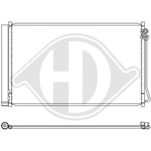 DIEDERICHS Kondensator, Klimaanlage DIEDERICHS Climate DCC1979