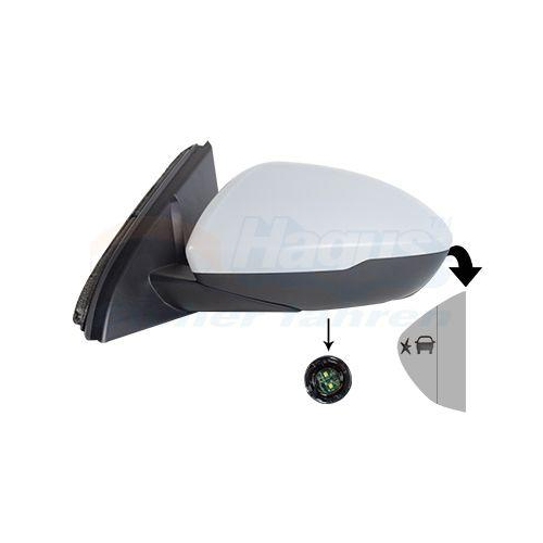 VAN WEZEL Au&szlig;enspiegel * HAGUS * 3854827