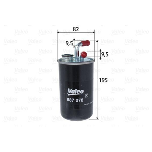 VALEO Kraftstofffilter 587078