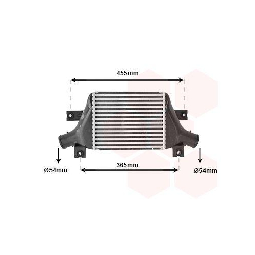 VAN WEZEL Ladeluftk&uuml;hler 09014701