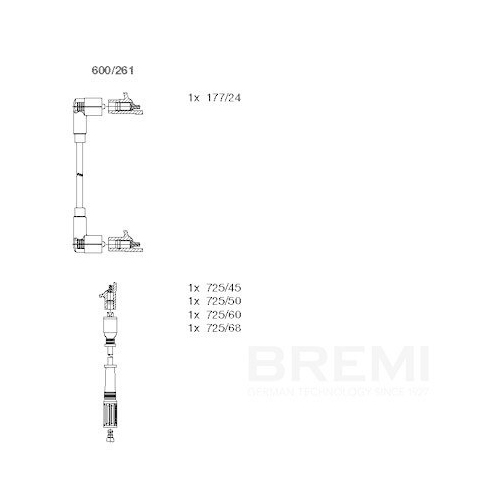 BREMI Z&uuml;ndleitungssatz 600/261
