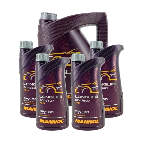 Motor&ouml;l Motoren&ouml;l MANNOL 5W-30 Longlife - 9 Liter Kanister MN7715