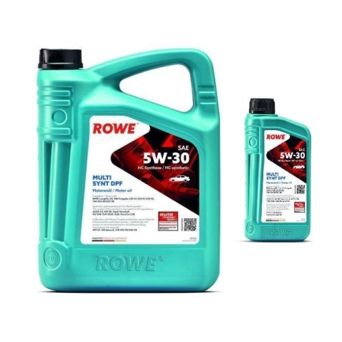 Motoröl ROWE Öl MULTI SYNT DPF 5W30 BMW LL-04 MB 229.51 VW 504/507.00 6 Liter