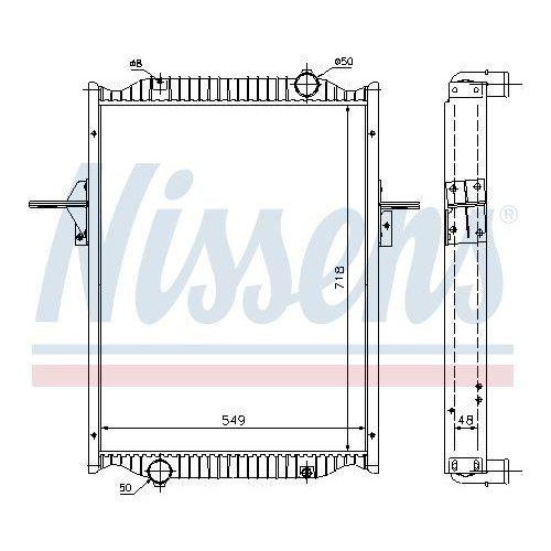 NISSENS K&uuml;hler, Motork&uuml;hlung 63782A