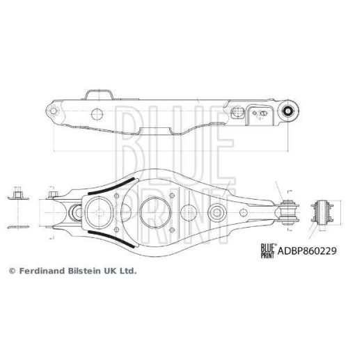 BLUE PRINT Lenker, Radaufhängung ADBP860229