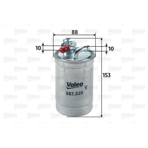 VALEO Kraftstofffilter 587520
