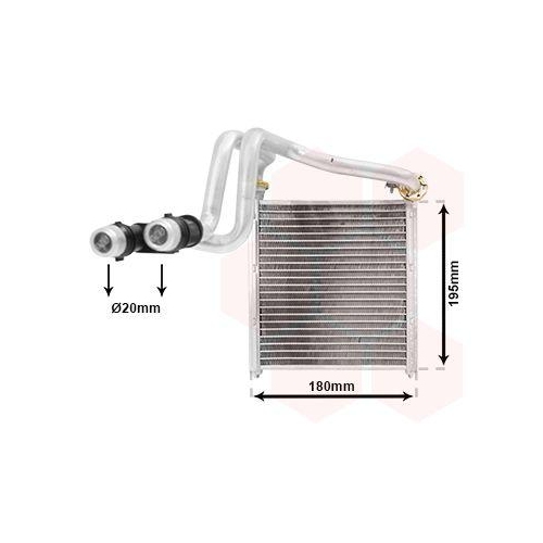 VAN WEZEL W&auml;rmetauscher, Innenraumheizung *** IR PLUS *** 58016700