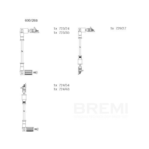 BREMI Z&uuml;ndleitungssatz 600/268
