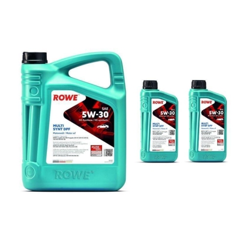 Motoröl ROWE Öl MULTI SYNT DPF 5W30 BMW LL-04 MB 229.51 VW 504/507.00 7 Liter
