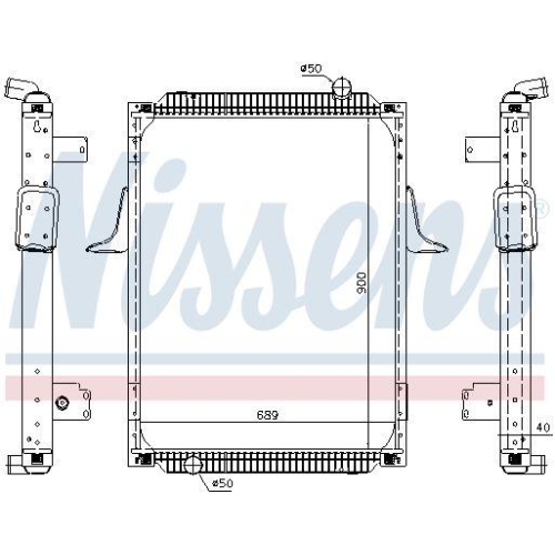NISSENS K&uuml;hler, Motork&uuml;hlung 63788A