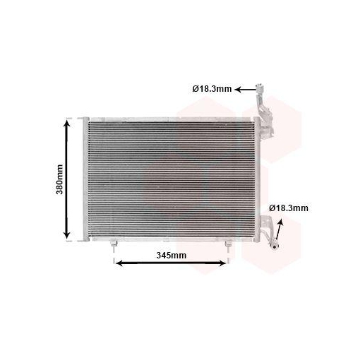 VAN WEZEL Kondensator, Klimaanlage 18005640