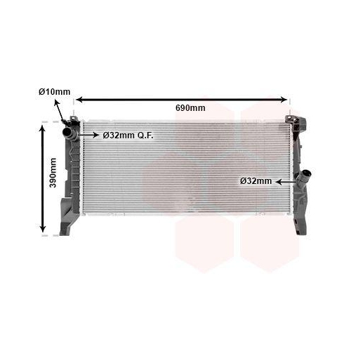 VAN WEZEL K&uuml;hler, Motork&uuml;hlung 06012705