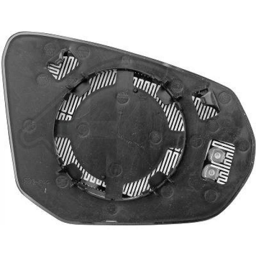 DIEDERICHS Spiegelglas, Au&szlig;enspiegel 1055227