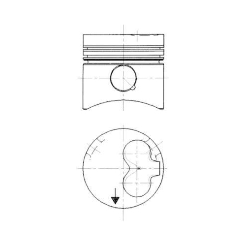 KOLBENSCHMIDT Kolben 90732600
