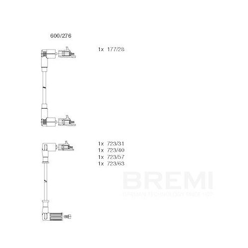 BREMI Z&uuml;ndleitungssatz 600/276
