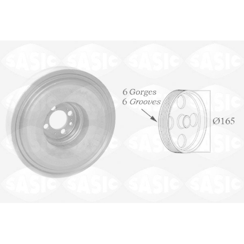 SASIC Riemenscheibe, Kurbelwelle 2150081