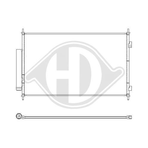 DIEDERICHS Kondensator, Klimaanlage DIEDERICHS Climate DCC1968