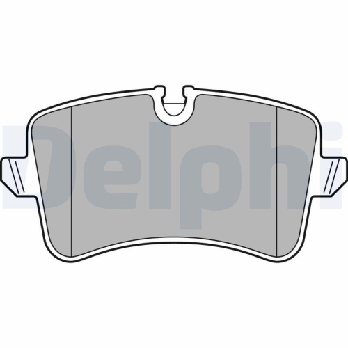 DELPHI Bremsbelagsatz, Scheibenbremse LP2446