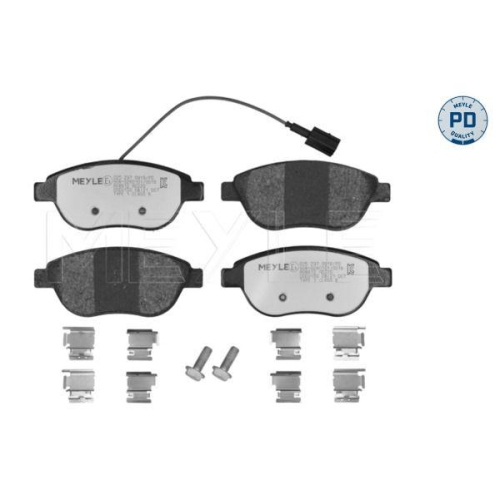 MEYLE Bremsbelagsatz, Scheibenbremse MEYLE-PD: Advanced performance and design. 025 237 0919/PD