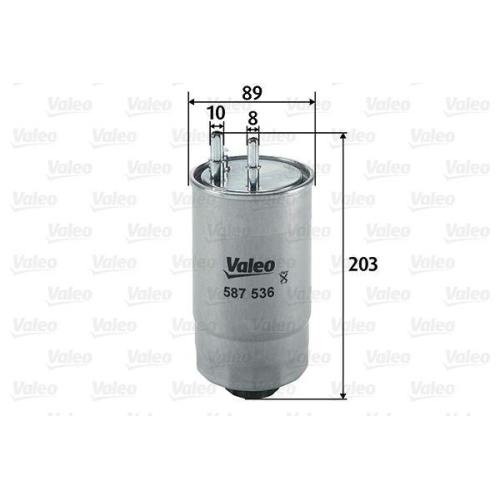 VALEO Kraftstofffilter 587536
