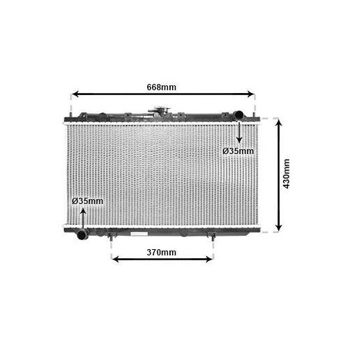 VAN WEZEL K&uuml;hler, Motork&uuml;hlung 13002179