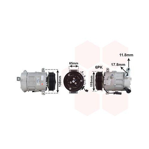 VAN WEZEL Kompressor, Klimaanlage 0101K700