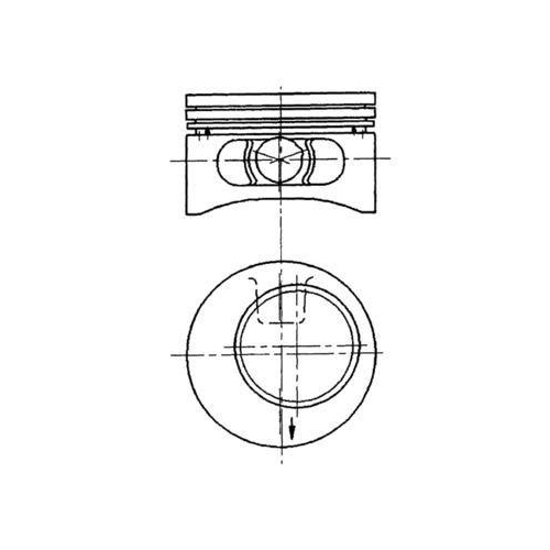 KOLBENSCHMIDT Kolben 92123600
