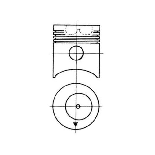 KOLBENSCHMIDT Kolben 91753600