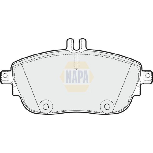 NAPA Bremsbelagsatz, Scheibenbremse NAPA NBP1337